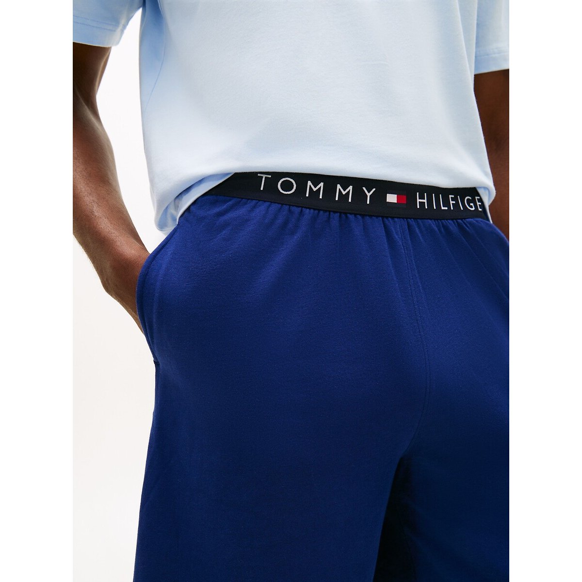 Ensemble de pyjama jersey ORIGINAL bleu ciel/bleu marine, TOMMY HILFIGER