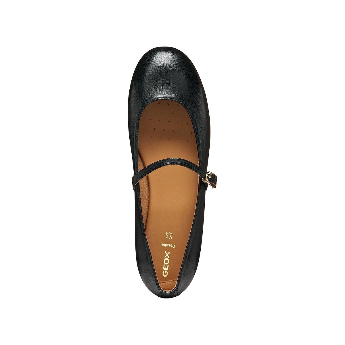 Ballerines babies en cuir, PALMARIA noir, GEOX