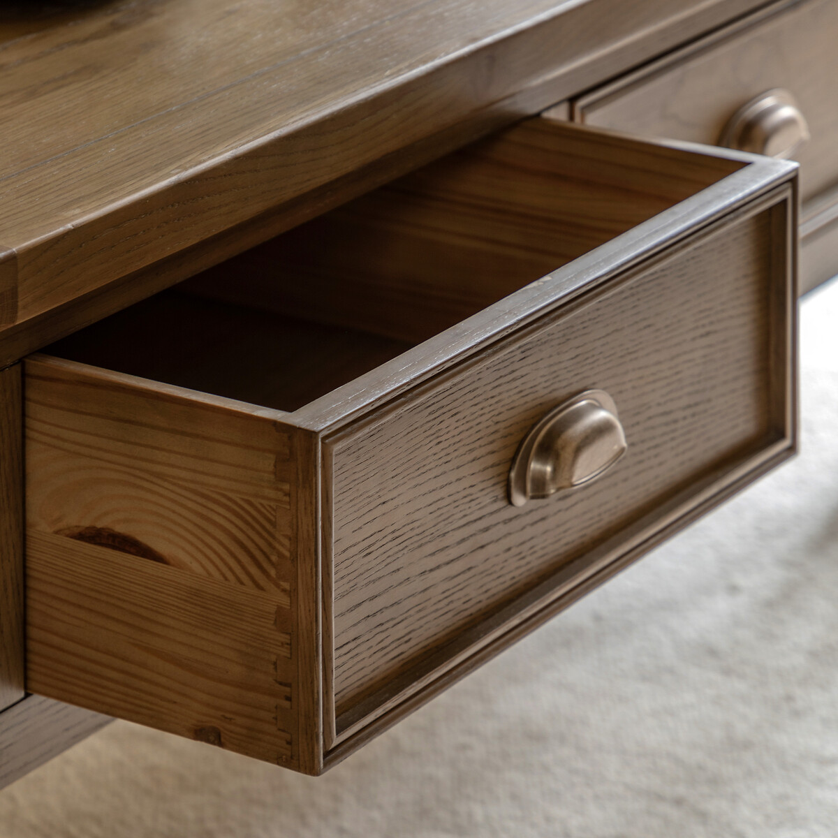 Toledo Oak 2 Drawer Coffee Table natural oak, SO'HOME