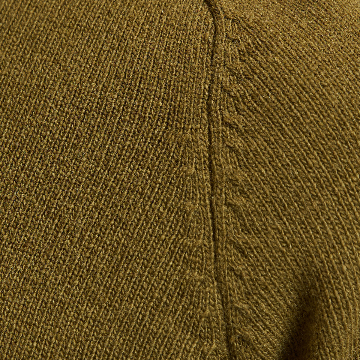 Pull col rond lambswool, Signature, ELIOT vert mousse, LA REDOUTE COLLECTIONS