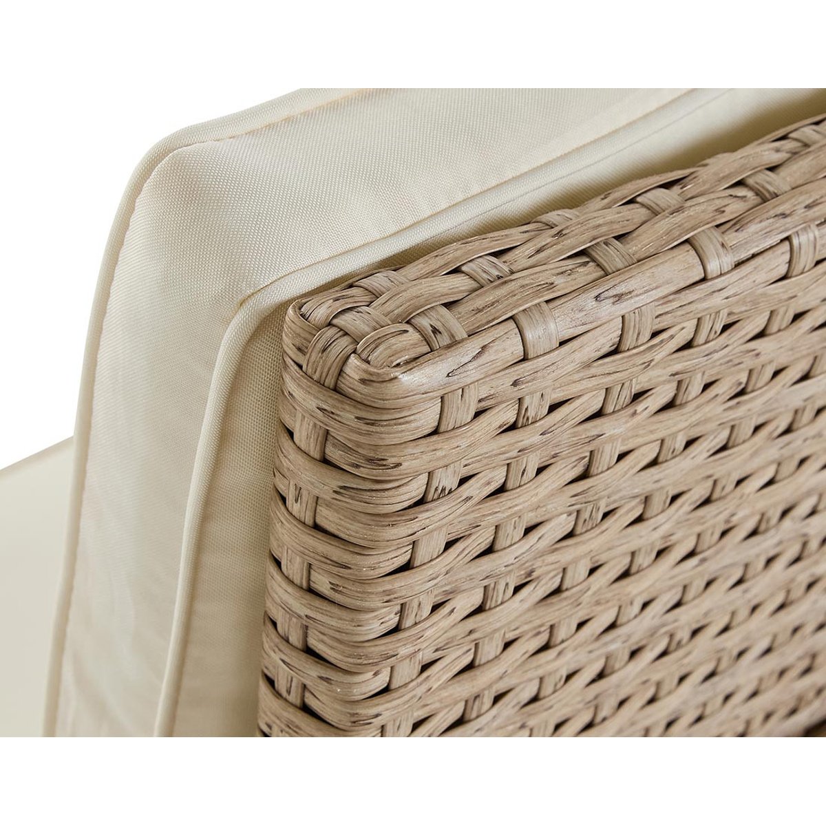 Salon de jardin encastrable 10 places, CUBA beige, BEST MOBILIER