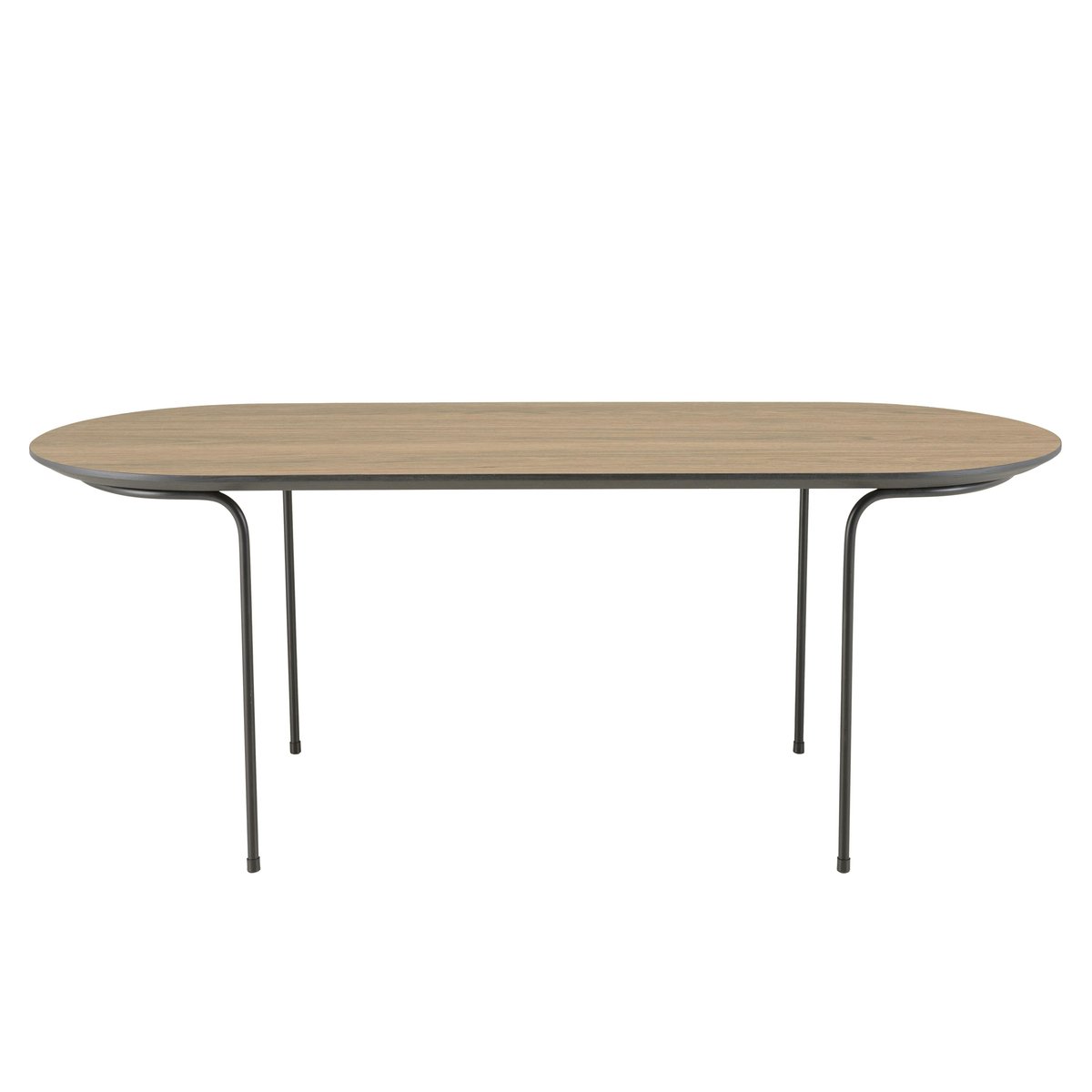 Table basse ovale effet bois LANDAISE bois naturel, PIER IMPORT
