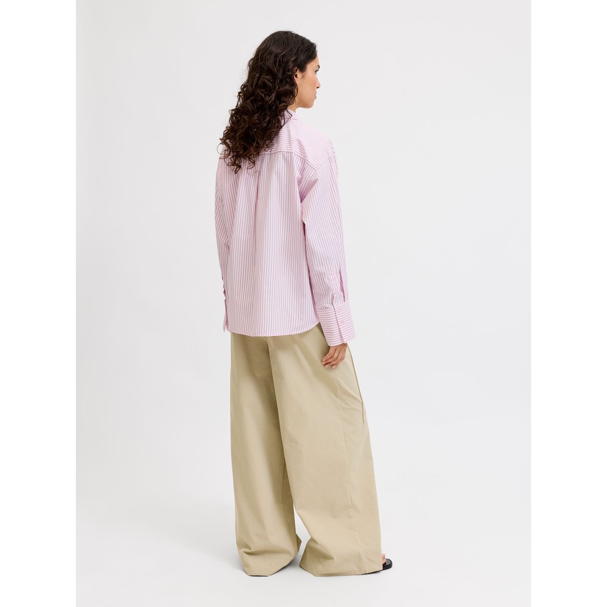 Chemise En Popeline rouge - raindrops on roses, JJXX