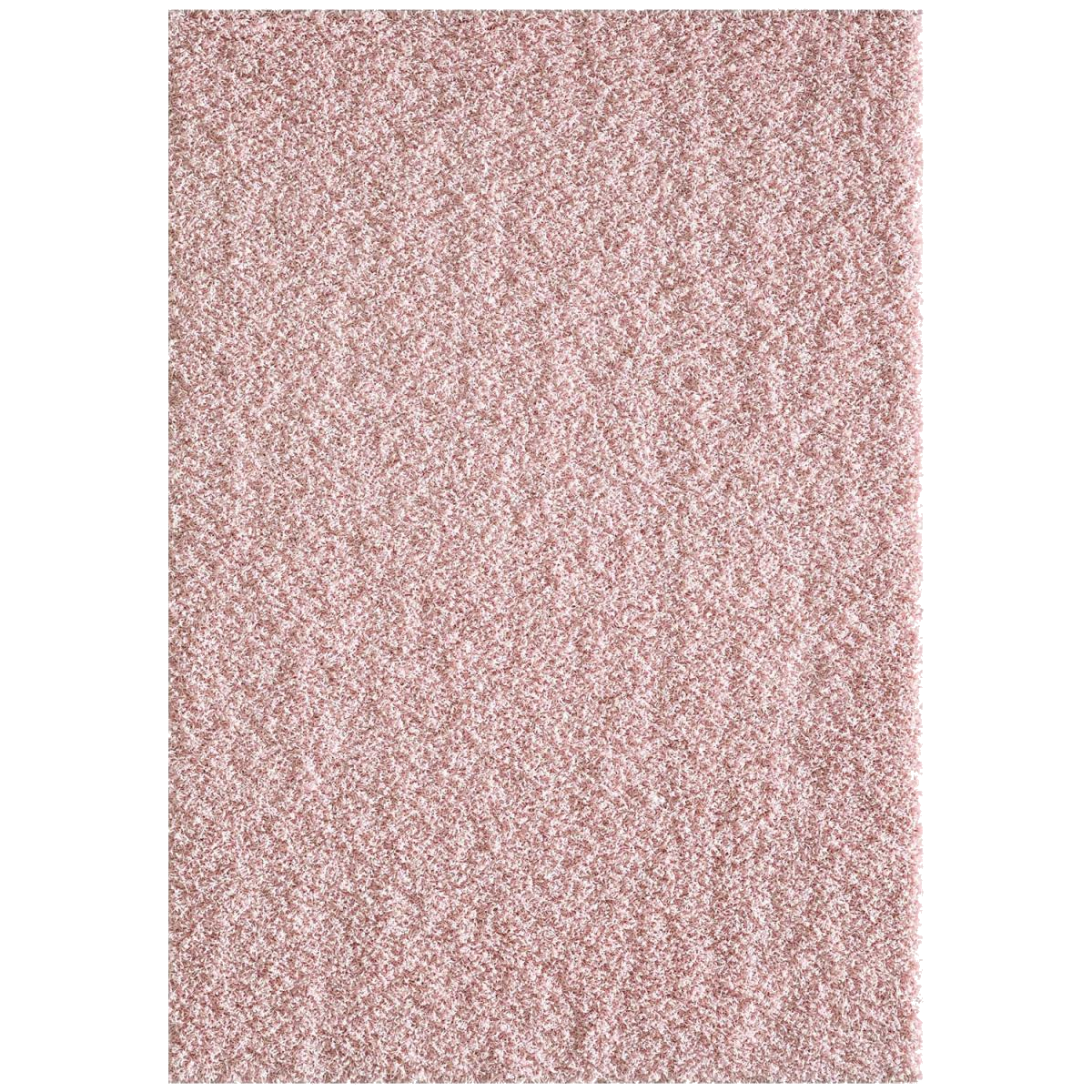 Tapis shaggy tissé motif uni SG LOCA rose clair, UN AMOUR DE TAPIS
