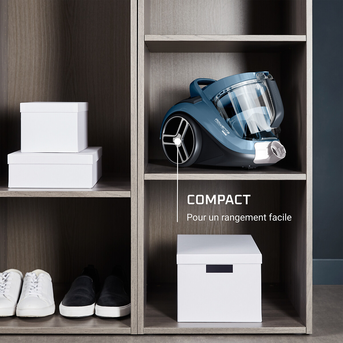 Aspirateur sans sac Power Cyclonic XXL RO4B11EA bleu, ROWENTA