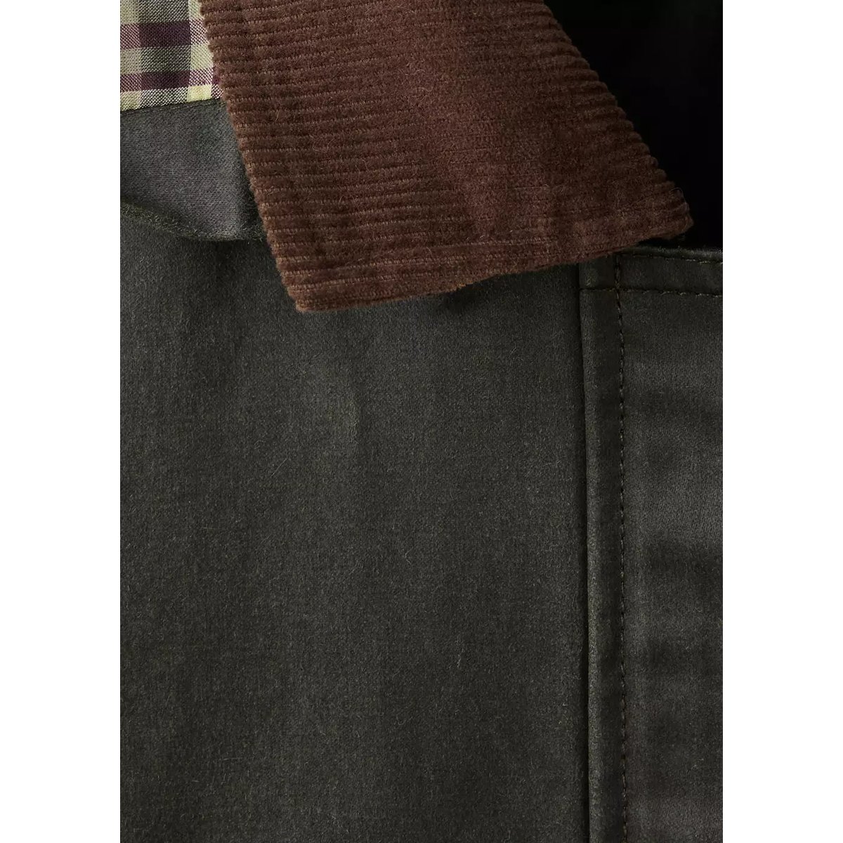 Veste à col en velours côtelé kaki, MANGO KIDS