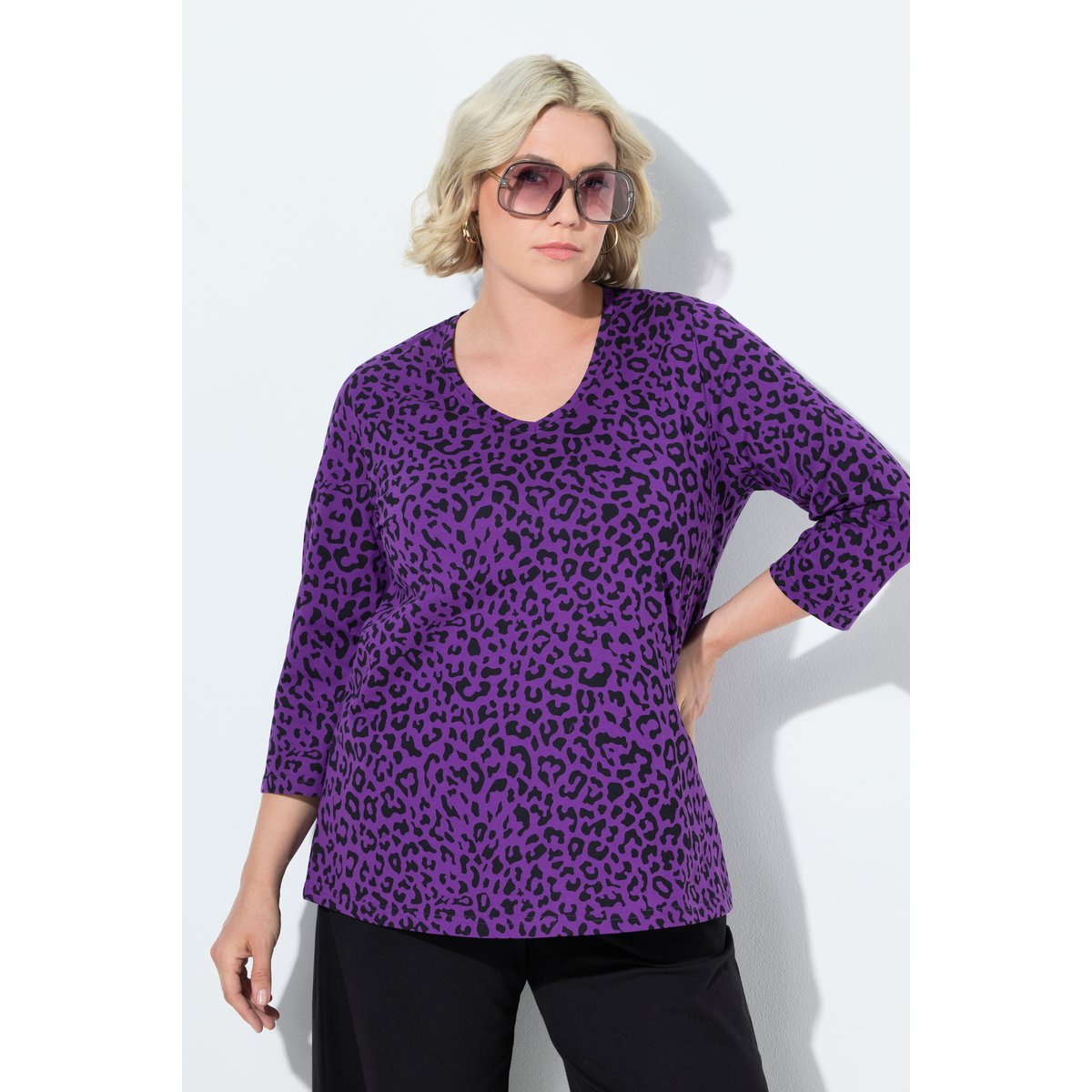 T-shirt violet, ULLA POPKEN