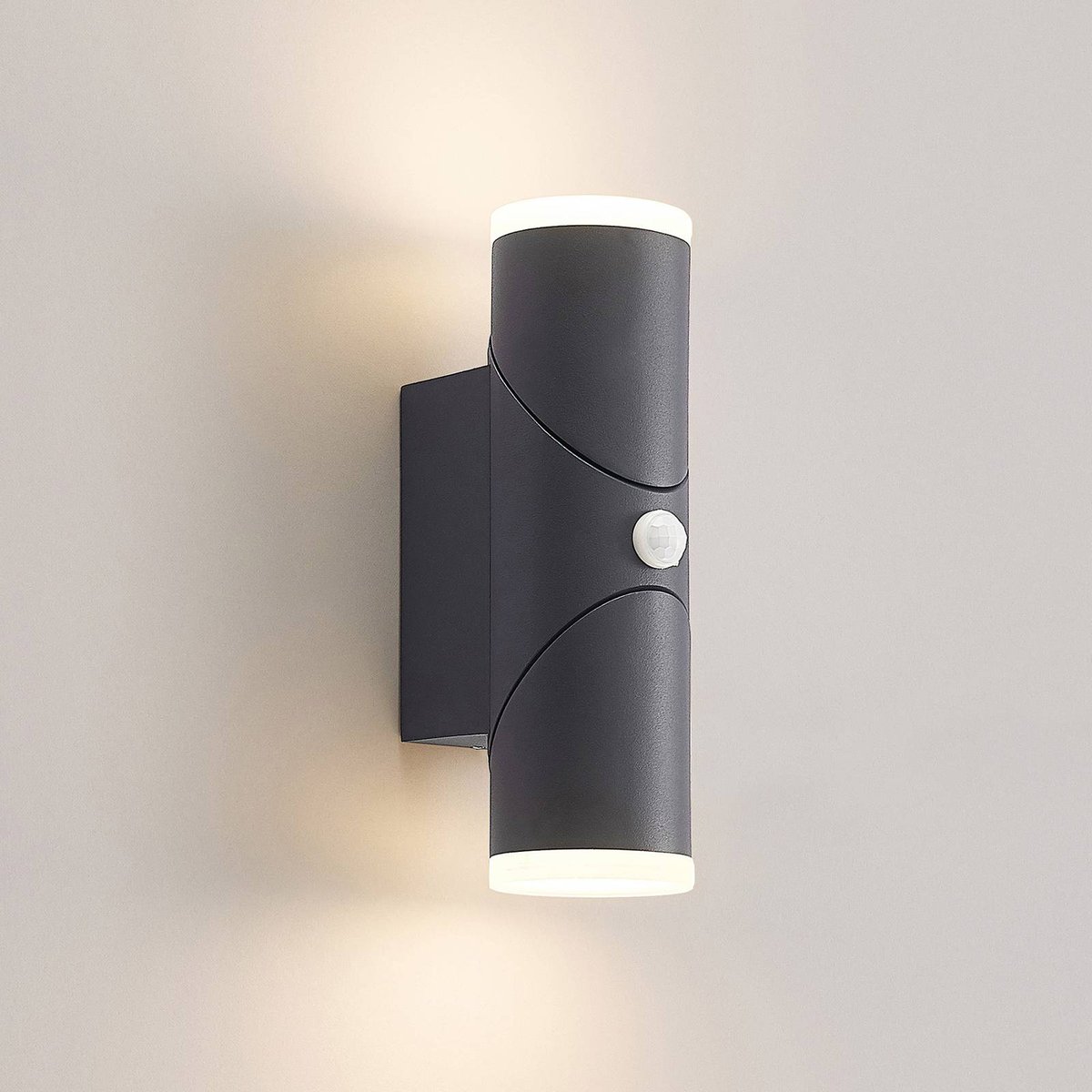 Applique extérieure en aluminium moderneLED gris foncé (ral 7016), LINDBY