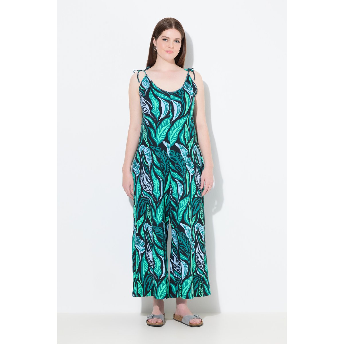 Combinaison en jersey, motif jungle noir, ULLA POPKEN