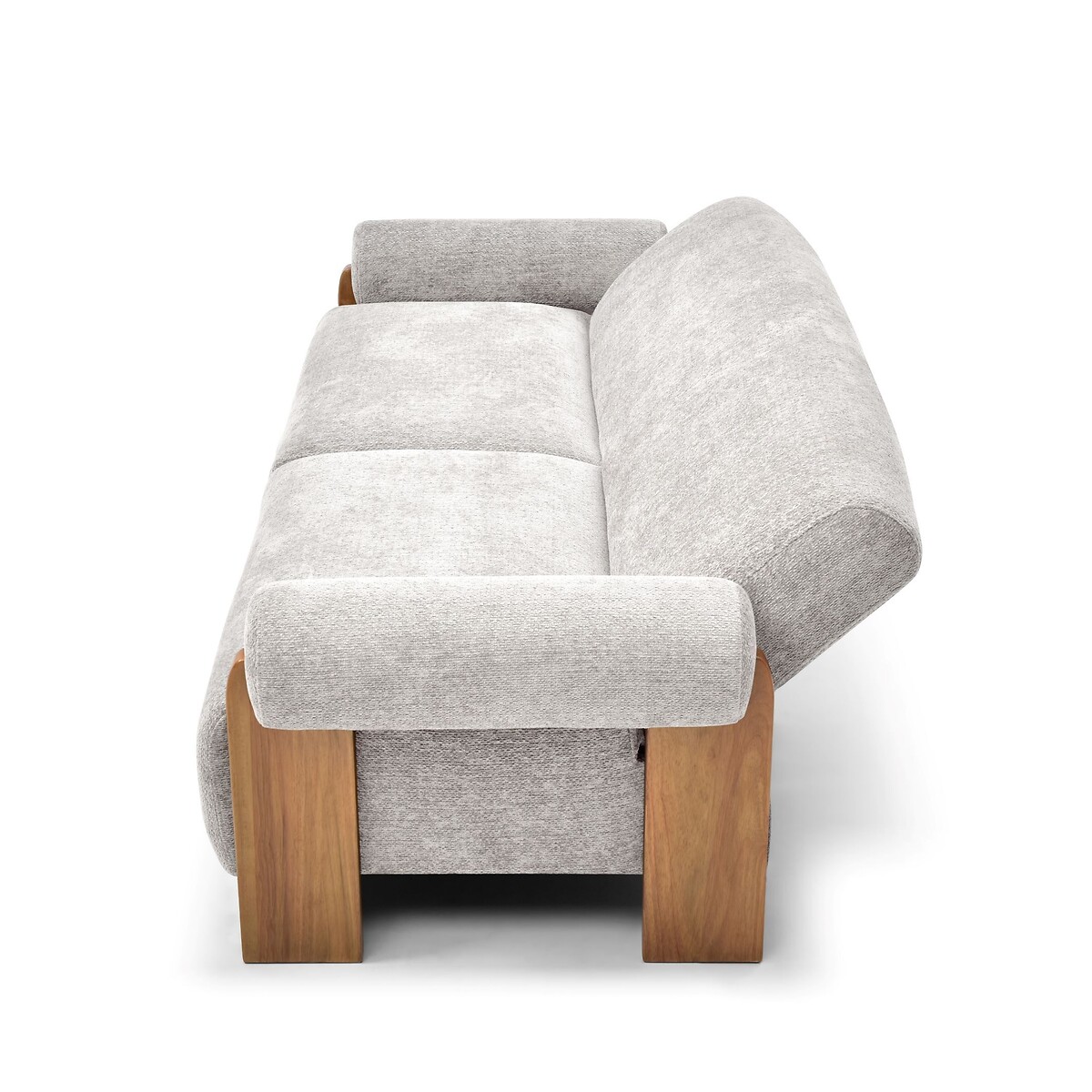 Mylo Sculptural Chenille 3-Seater Sofabed natural, ÉDITÉ