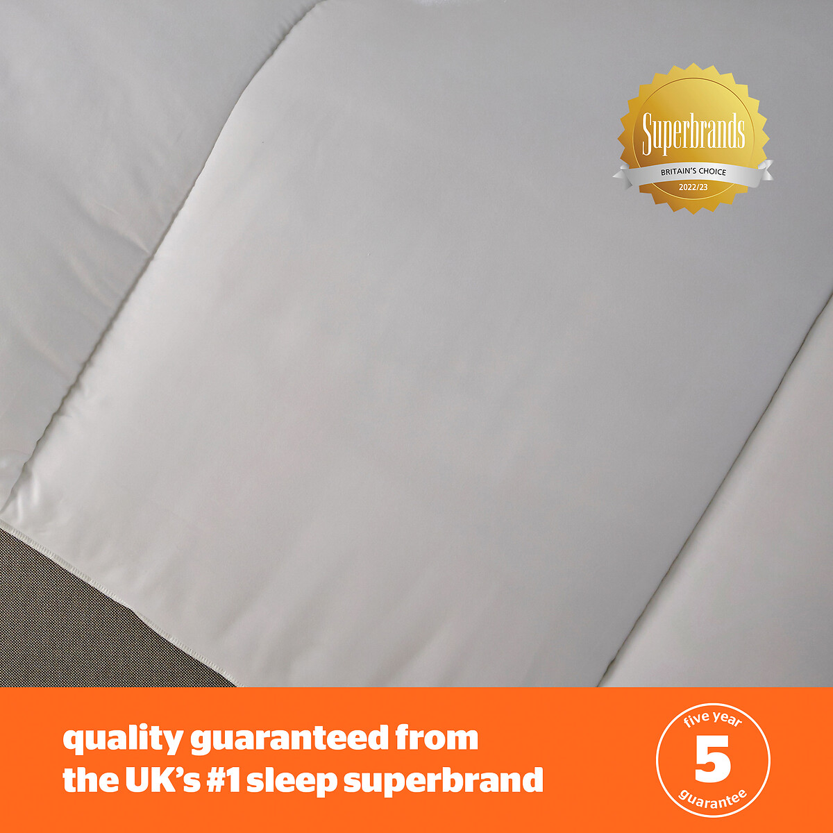 Warm and Cosy 15 Tog Duvet white, SILENTNIGHT