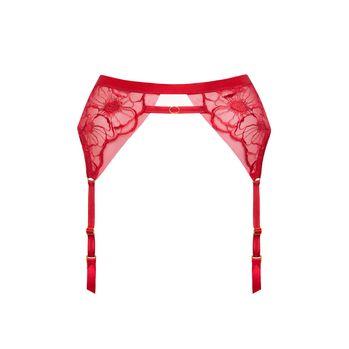 Porte-jarretelles MIRACLE rouge, LISCA