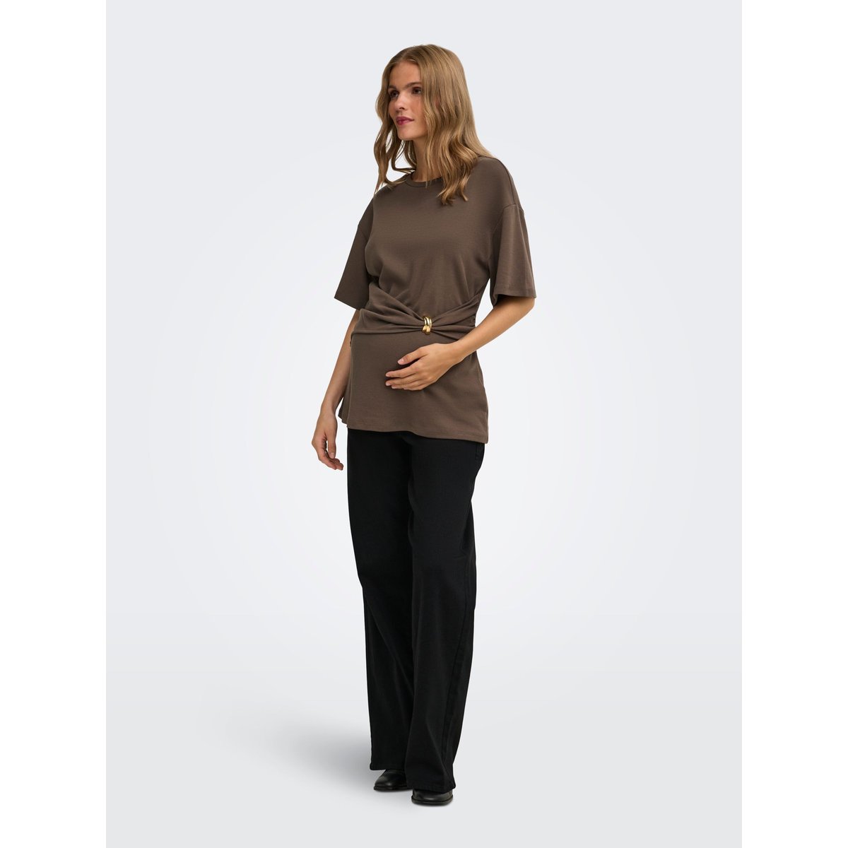 T-Shirt grise - chocolate martini, ONLY