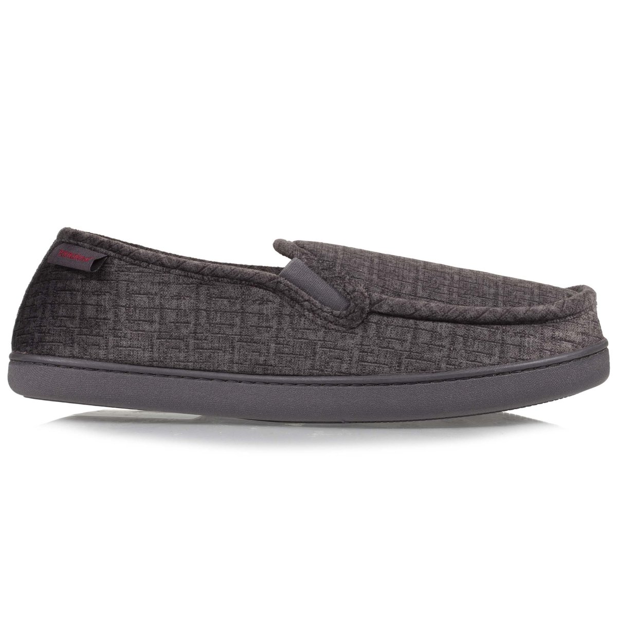 Chaussons Mocassins gris, ISOTONER