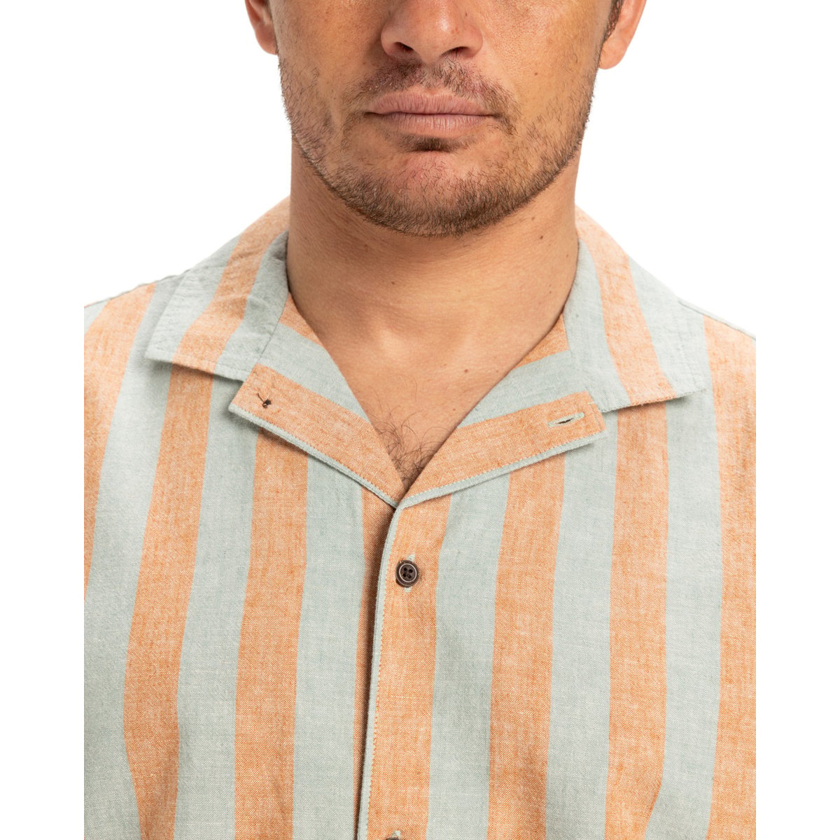 Chemise à manches courtes SUNSET SONG marron bran sunset song, QUIKSILVER