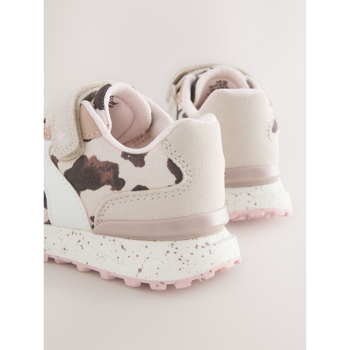 Bottines à lacets élastiques et scratch animal neutre, NEXT