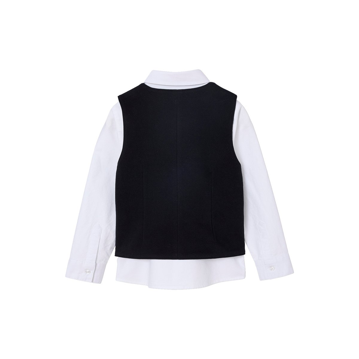 Ensemble chemise et gilet noël noir, VERTBAUDET