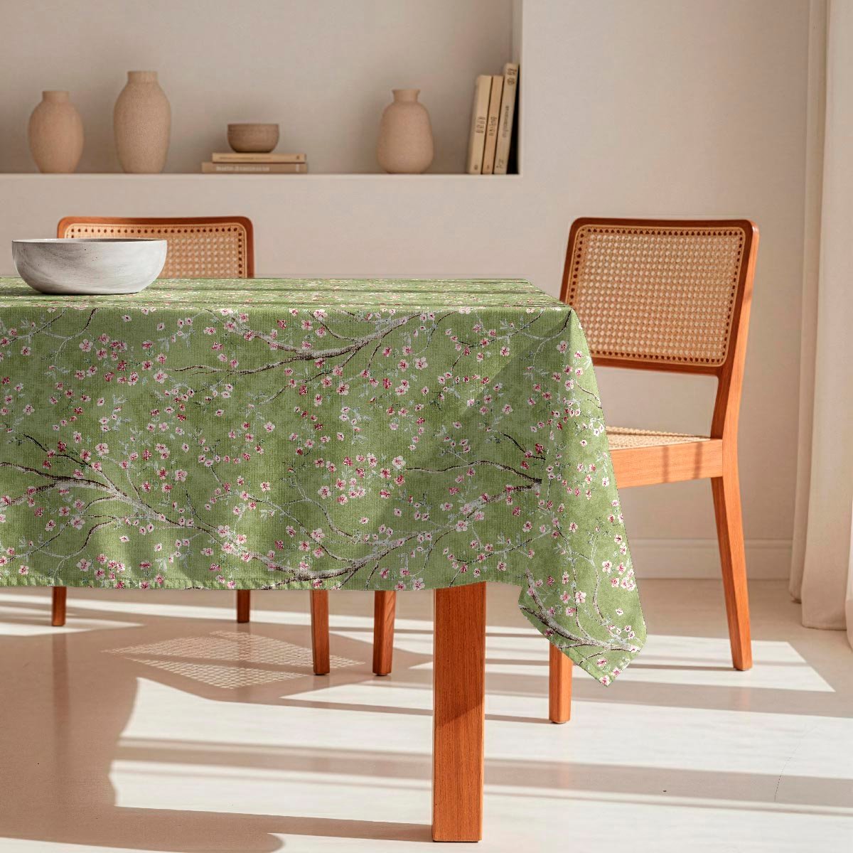 Nappe anti-taches Bosque - 100% coton - vert, NAF NAF HOME