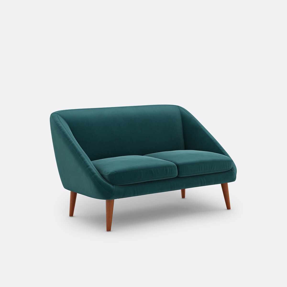 Divano 2 posti, velluto, Séméon verde jade, LA REDOUTE INTERIEURS