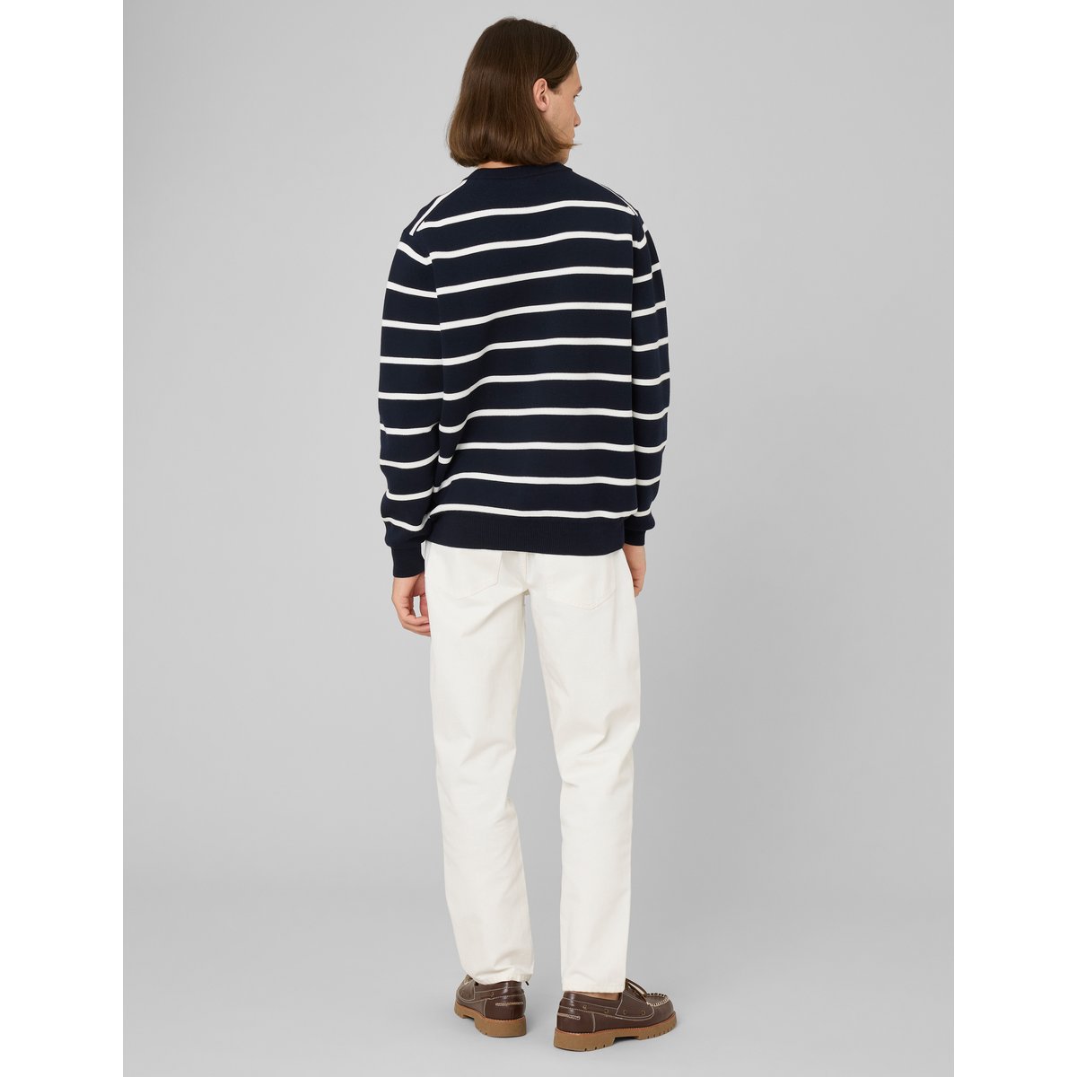 Pull marinière bleu foncé, BZB