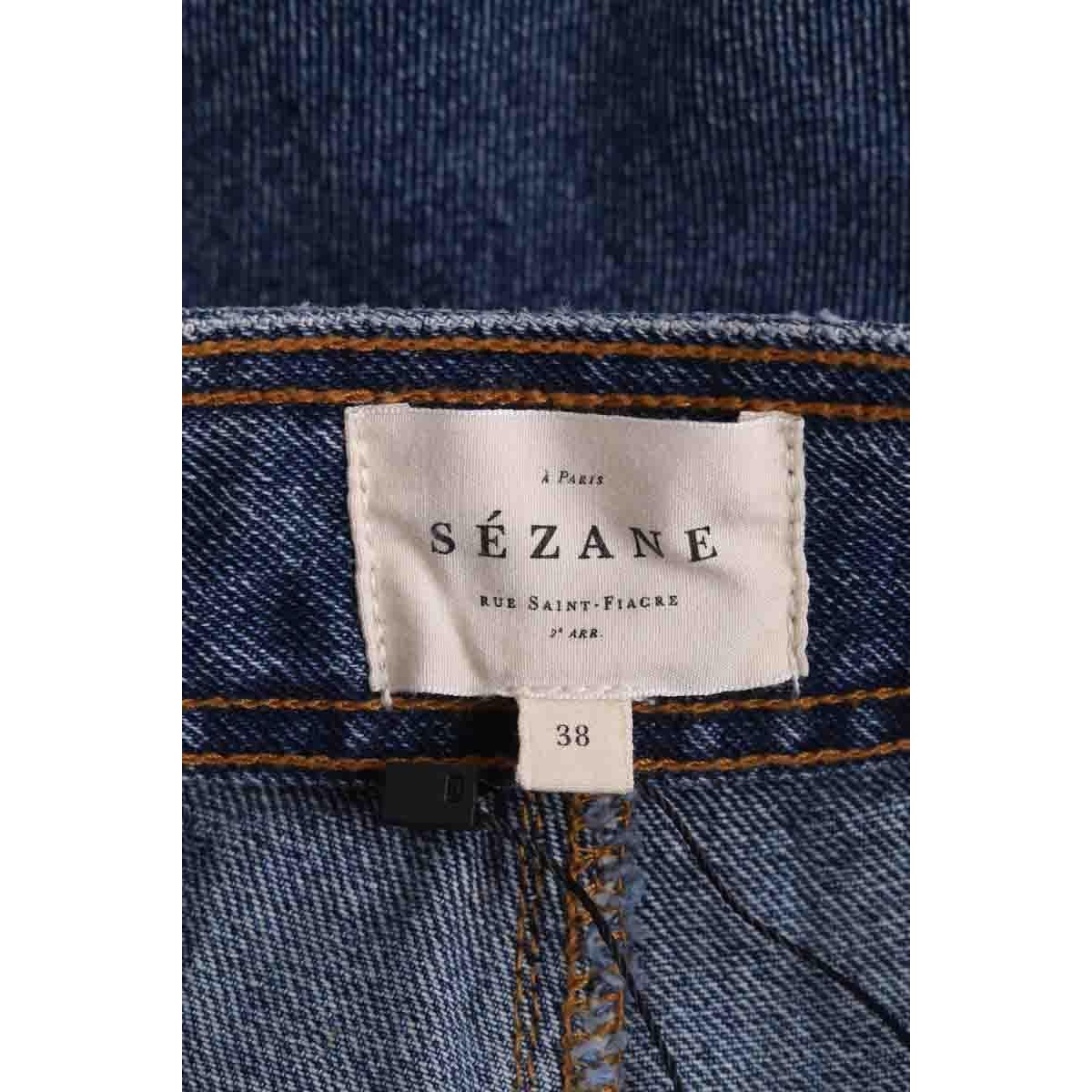 Jean droit - Très Bon État bleu, SEZANE