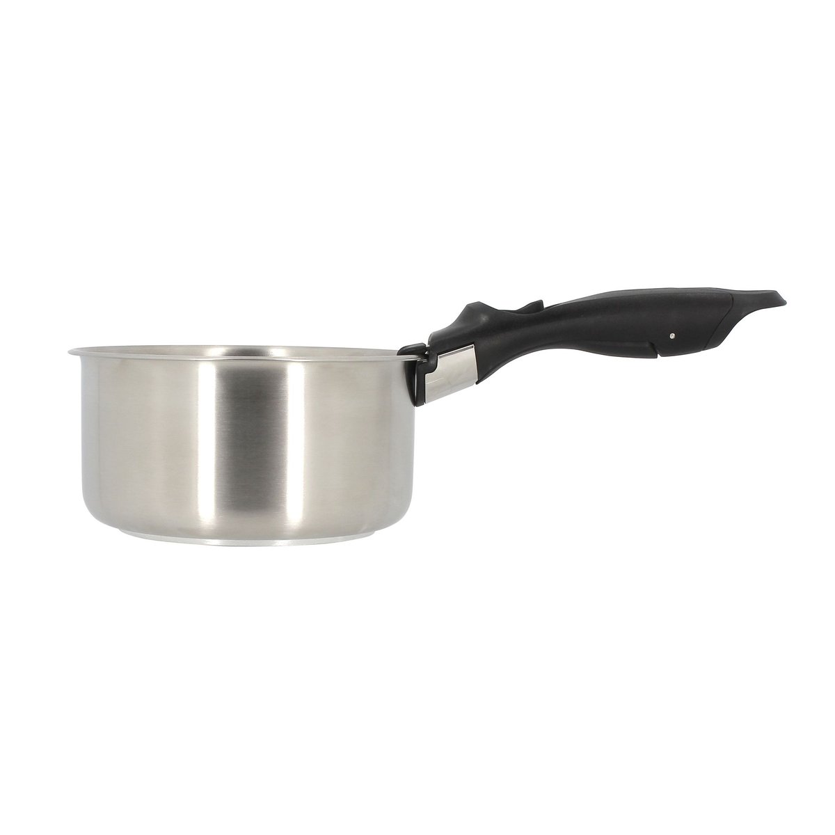 Set 3 casseroles 16/18/20 cm en acier inoxydable avec poignée, IRIS inox, MENASTYL