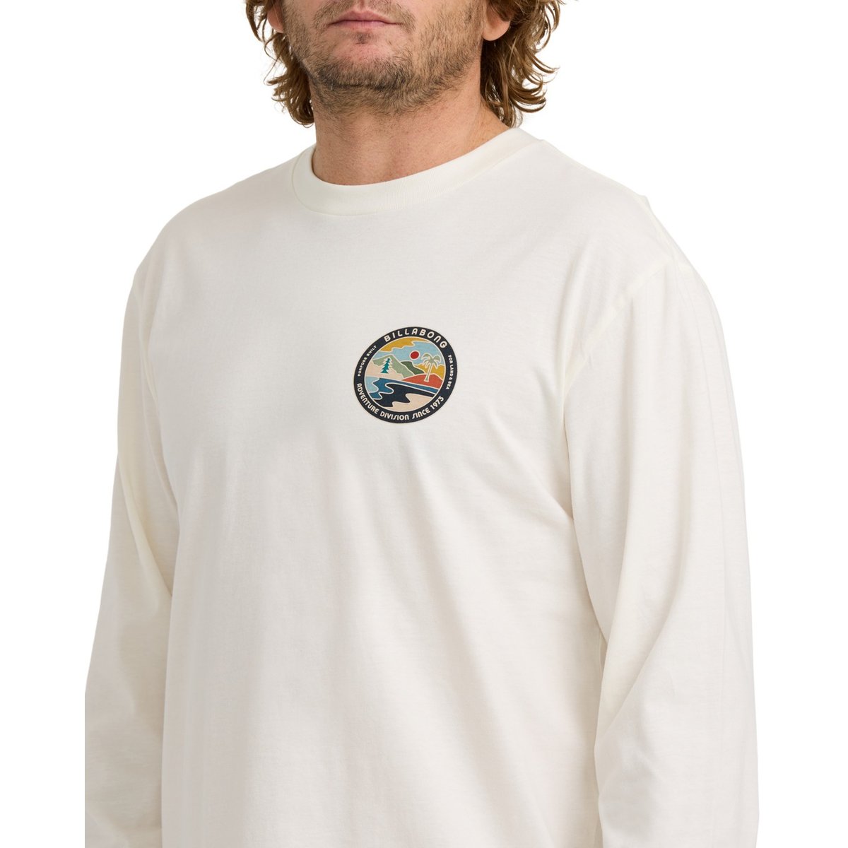 T shirt manches longues ROCKIES A/DIV blanc off white, BILLABONG