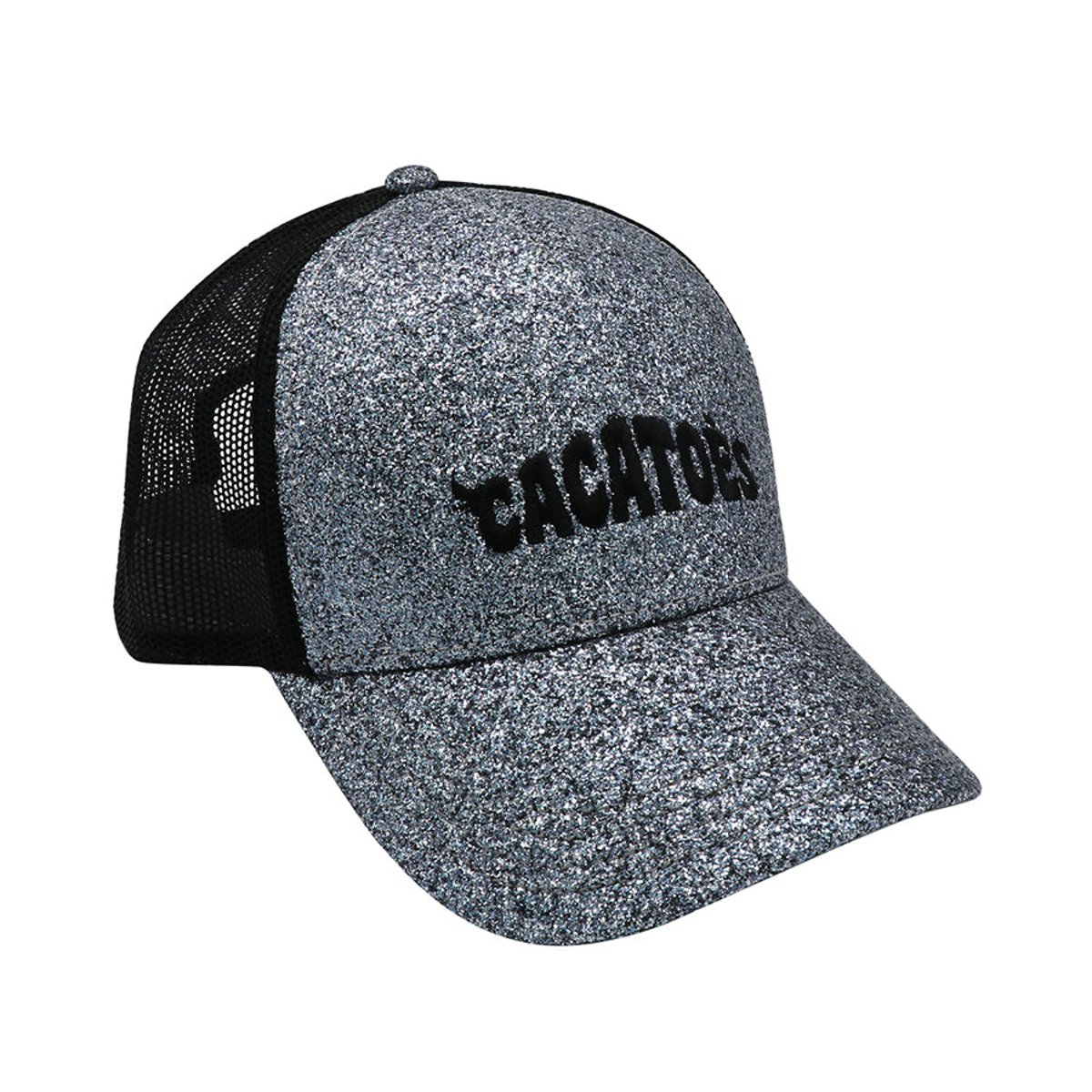Casquette CAPOEIRA GLITTER gris clair, CACATOES