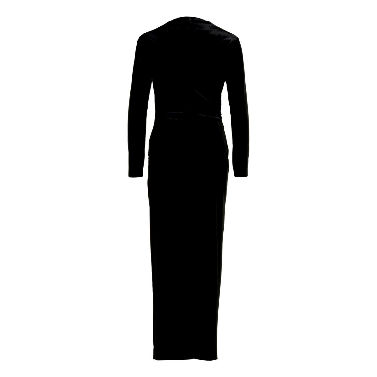 Robe de soirée à encolure en v noir, VERA MONT
