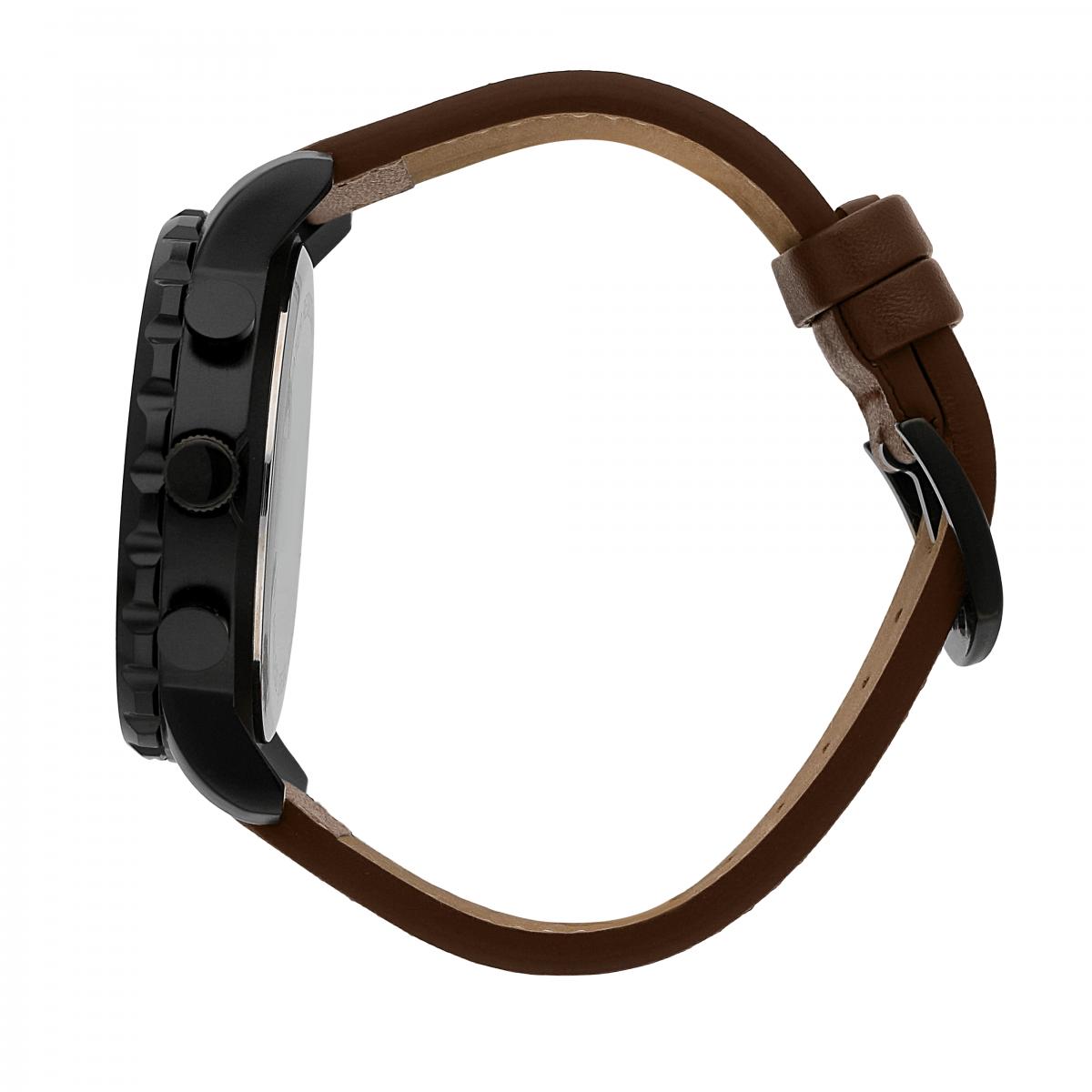 Montre Analogique Casual marron, CHRONOSTAR