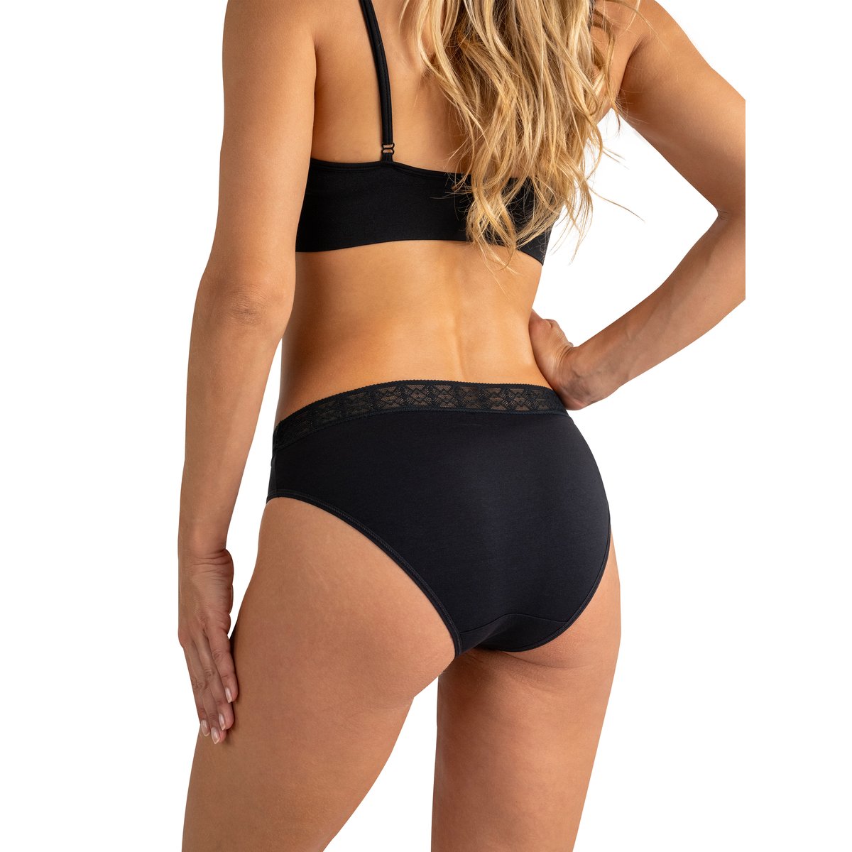 Slip, Lot de 3, TRIO DENTELLE noir, ATHENA