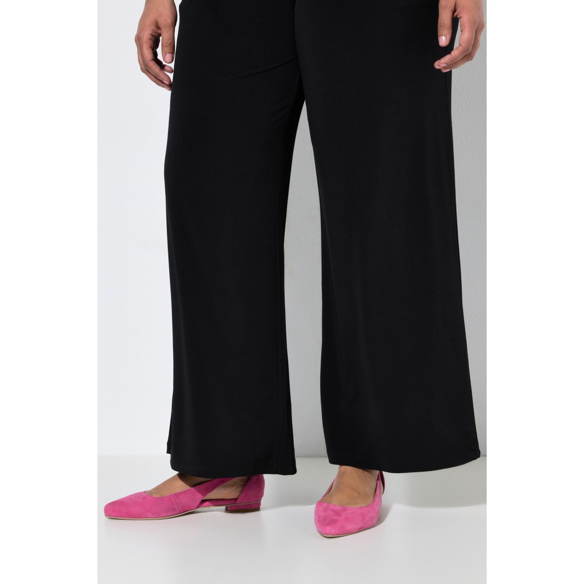 Pantalon en jersey Marlene noir, ULLA POPKEN