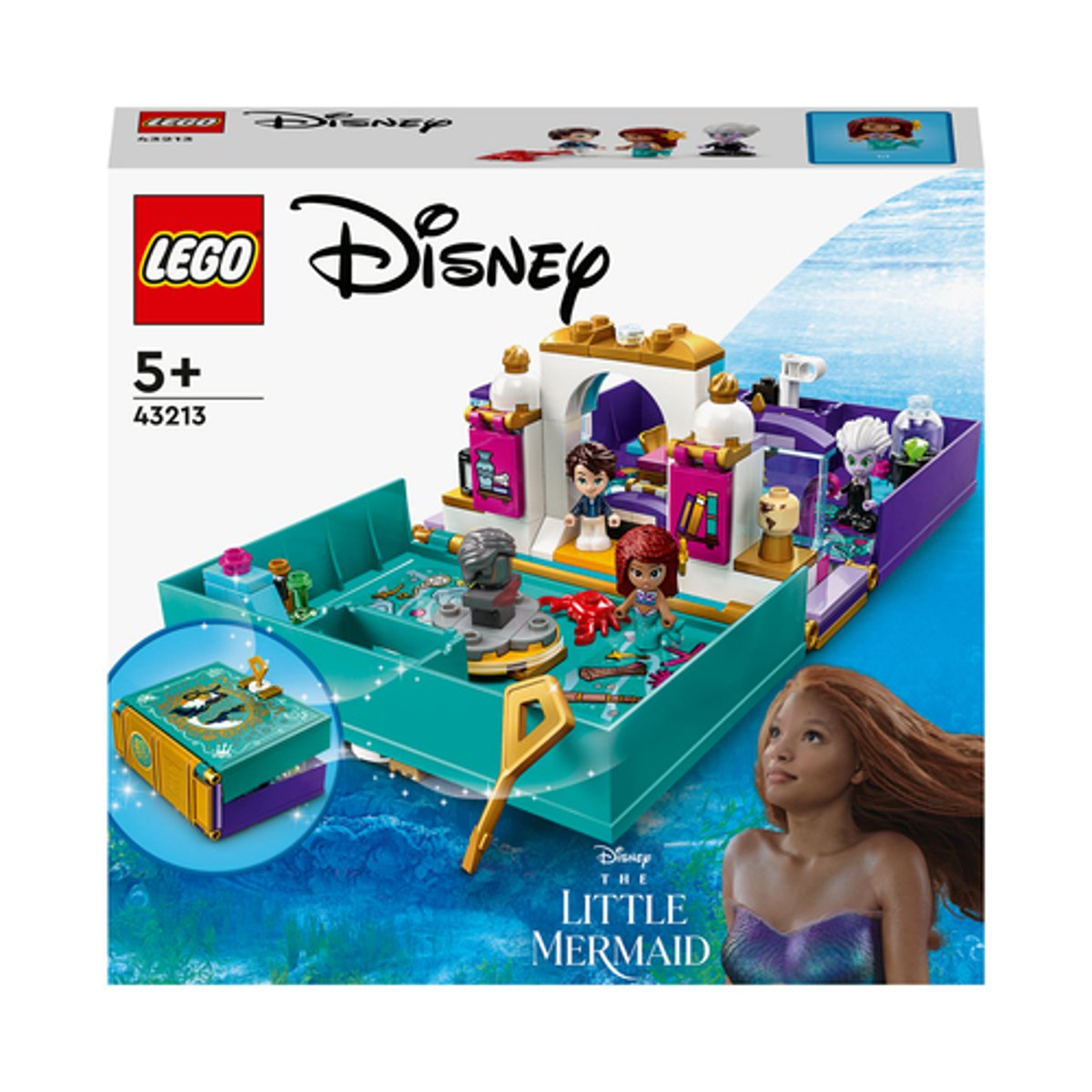 43213 Lego Disney Le livre d histoire La petite sirene couleur unique, LEGO