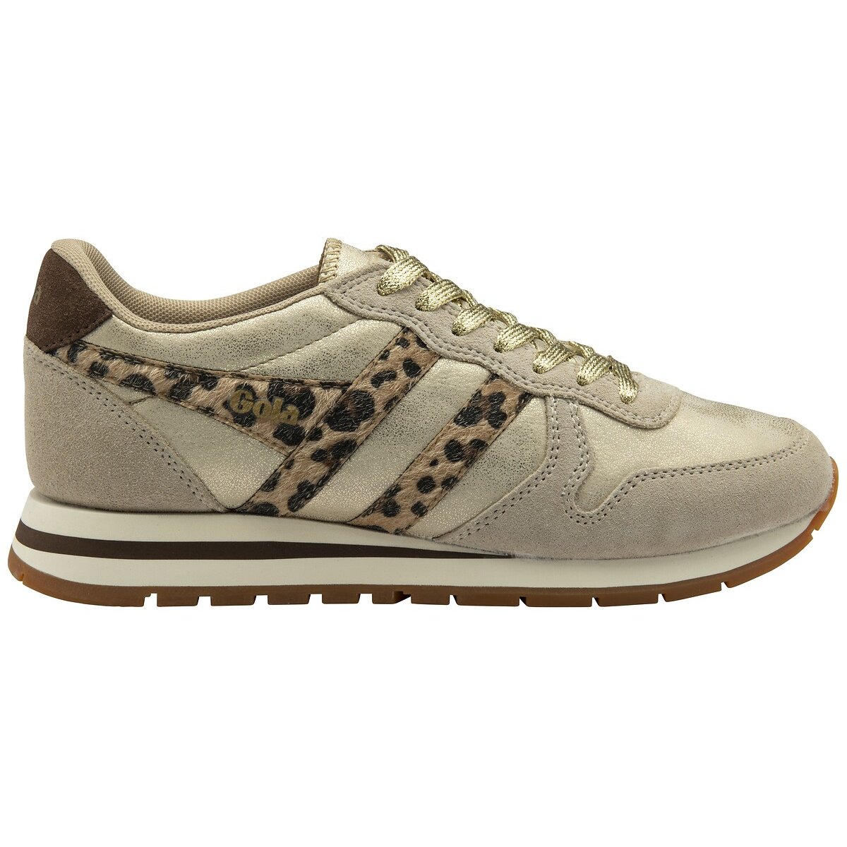 Baskets Daytona Blaze II or/léopard, GOLA