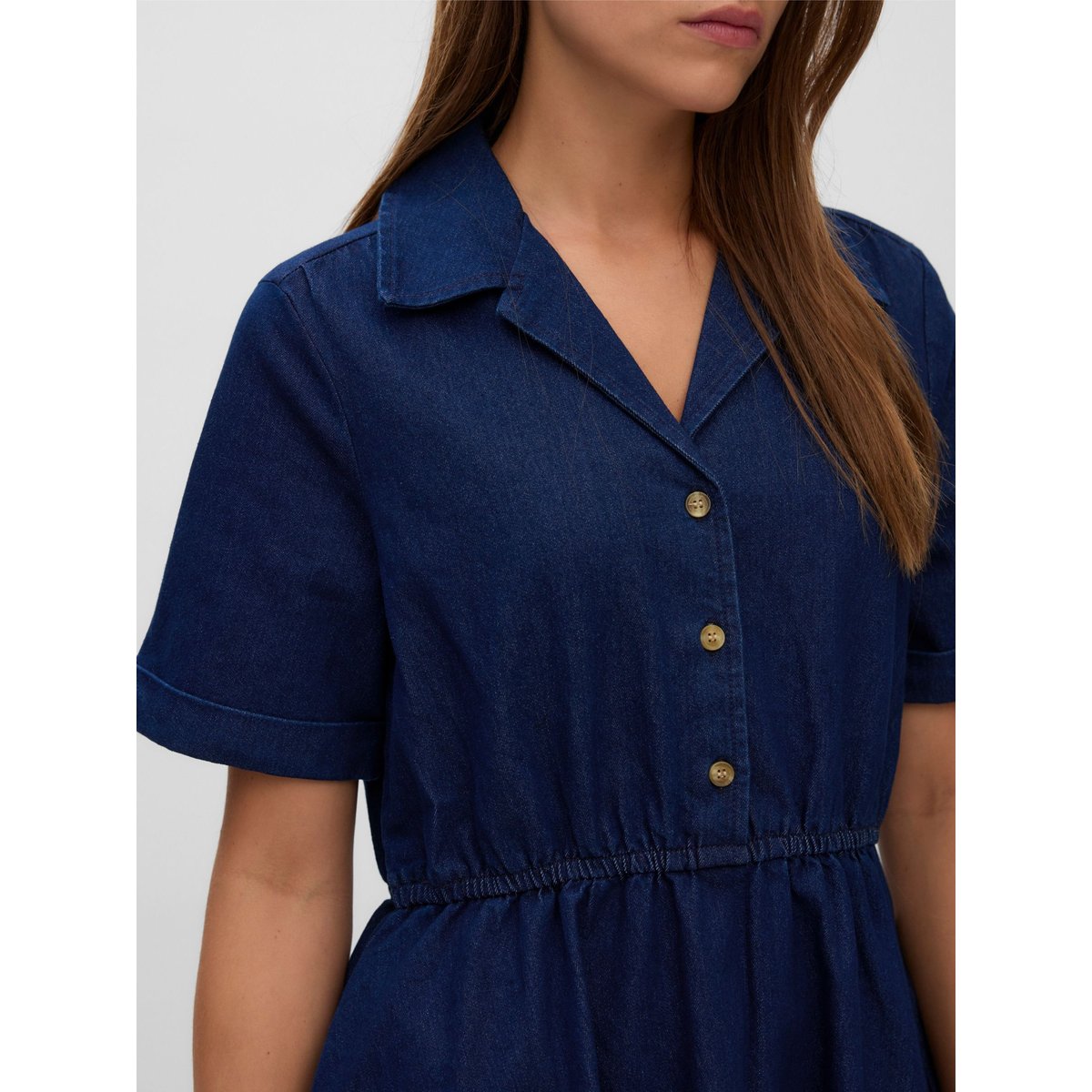 Robe En Denim dark blue denim, VERO MODA
