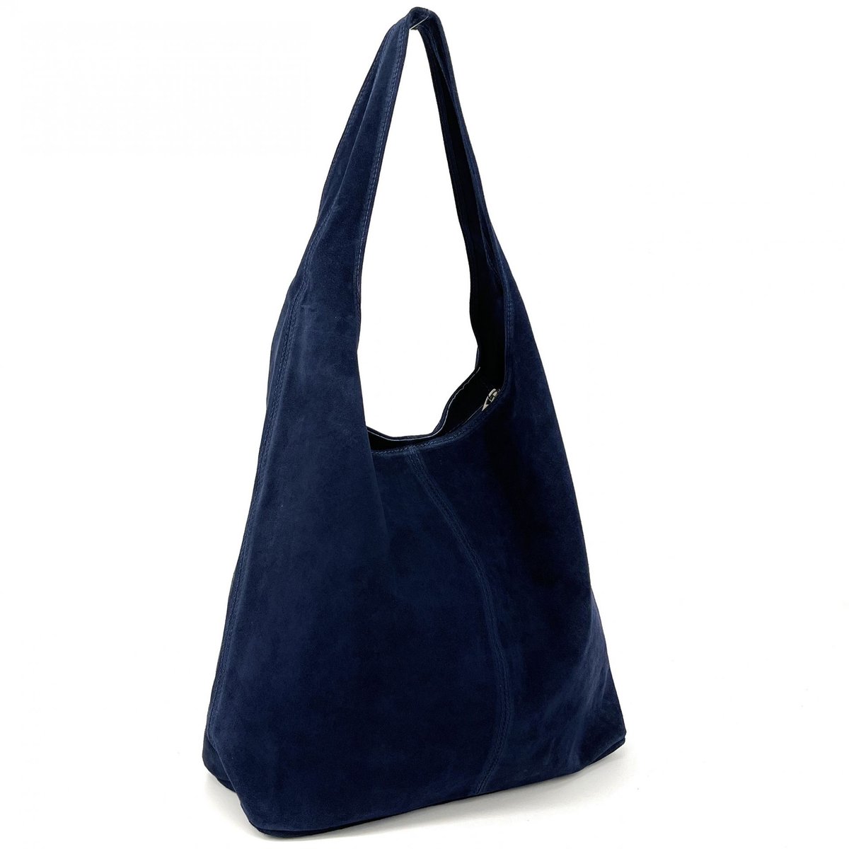 Sac à main en croute de cuir italien EVA bleu foncé, OH MY BAG