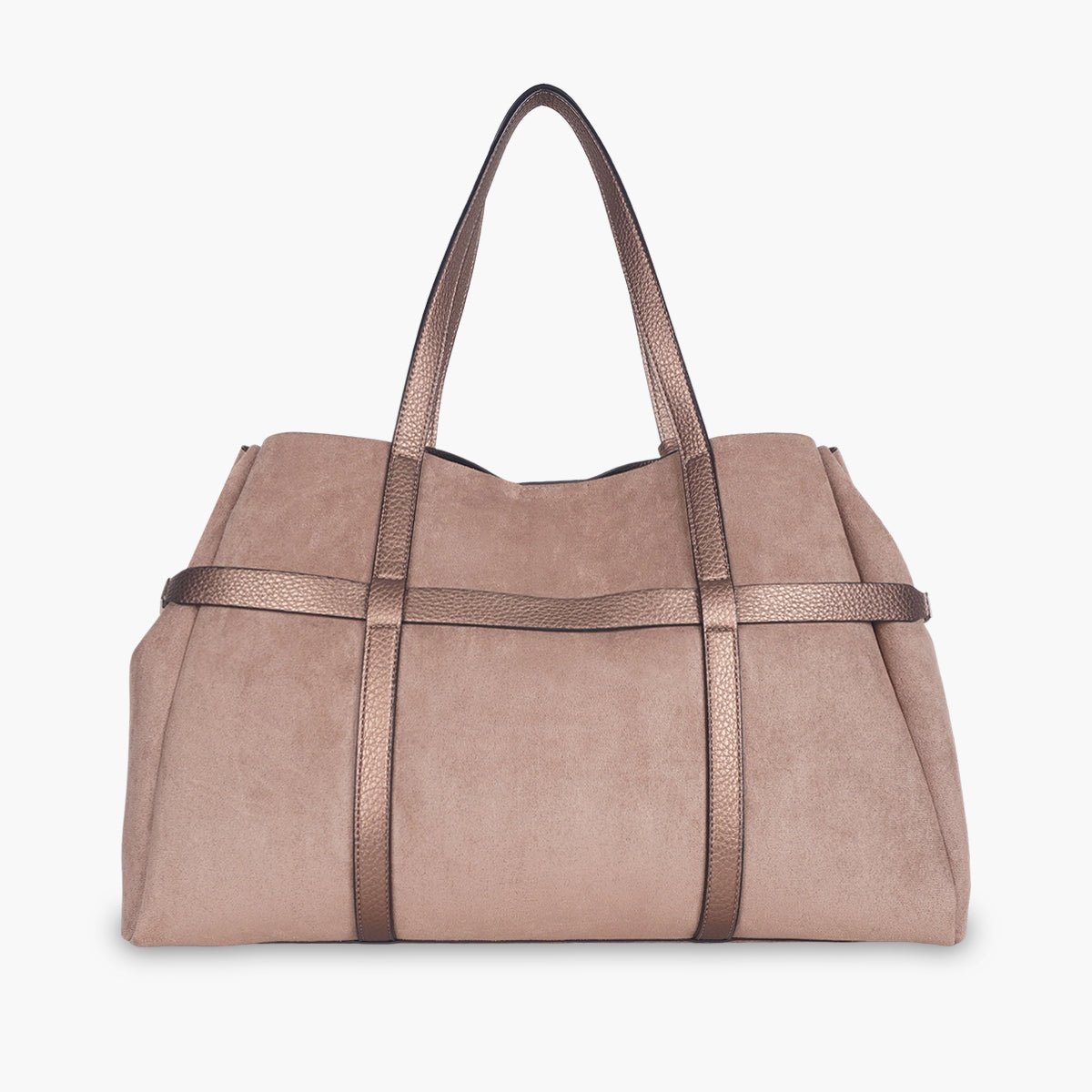 Grand sac shopper Taja doré,taupe, LOLLIPOPS