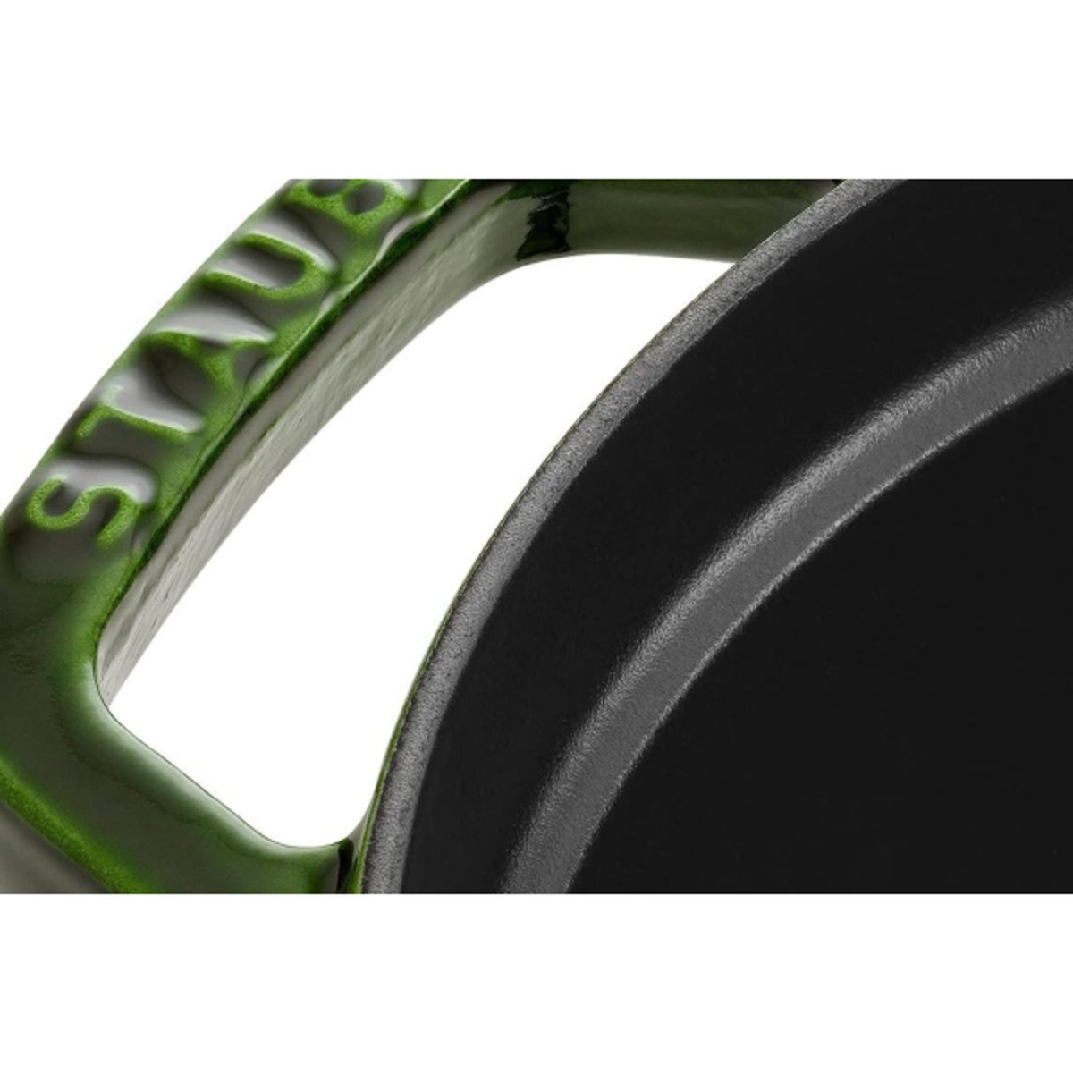 Cocotte ovale la cocotte vert basilic 33 cm vert, STAUB