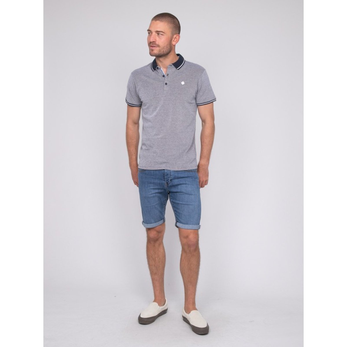 Polo Manches Courtes Pur Coton Pigaston noir, RITCHIE