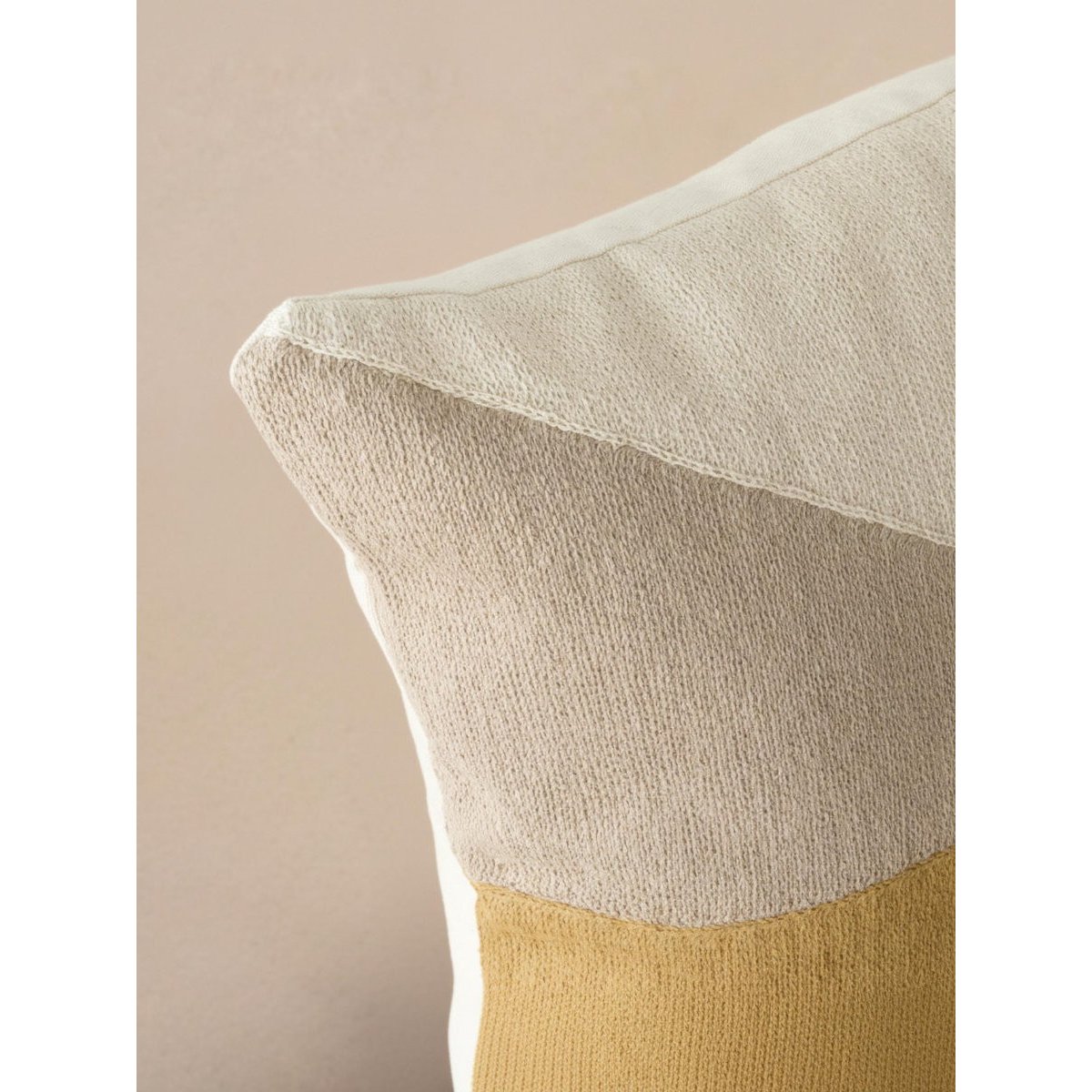 Coussin 100% Coton Géométrique -HEBE multicolore, KENAY