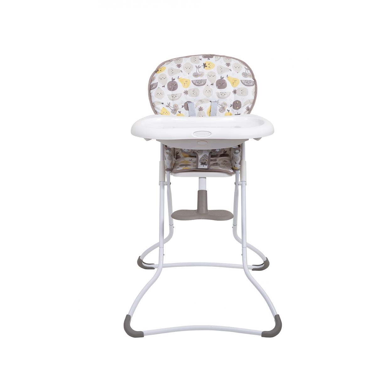 Chaise-haute Snack N'Stow Impression avec des fruits couleur unique, GRACO
