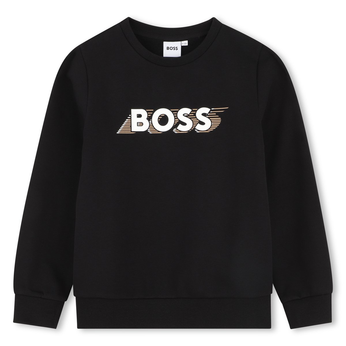 Sweat col rond black, BOSS KIDSWEAR