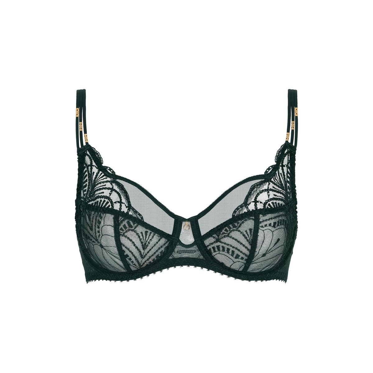 Soutien-gorge Emboitant Foulard Vibes mysterious green, AUBADE
