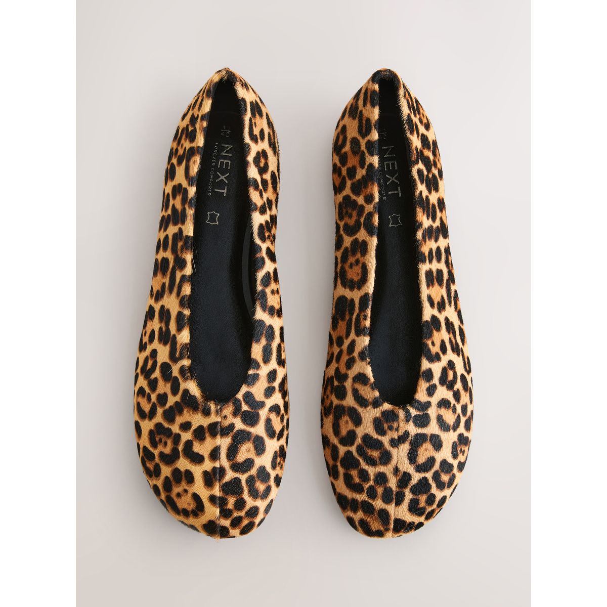 Ballerines à bout recourbé forever comfort® léopard, NEXT