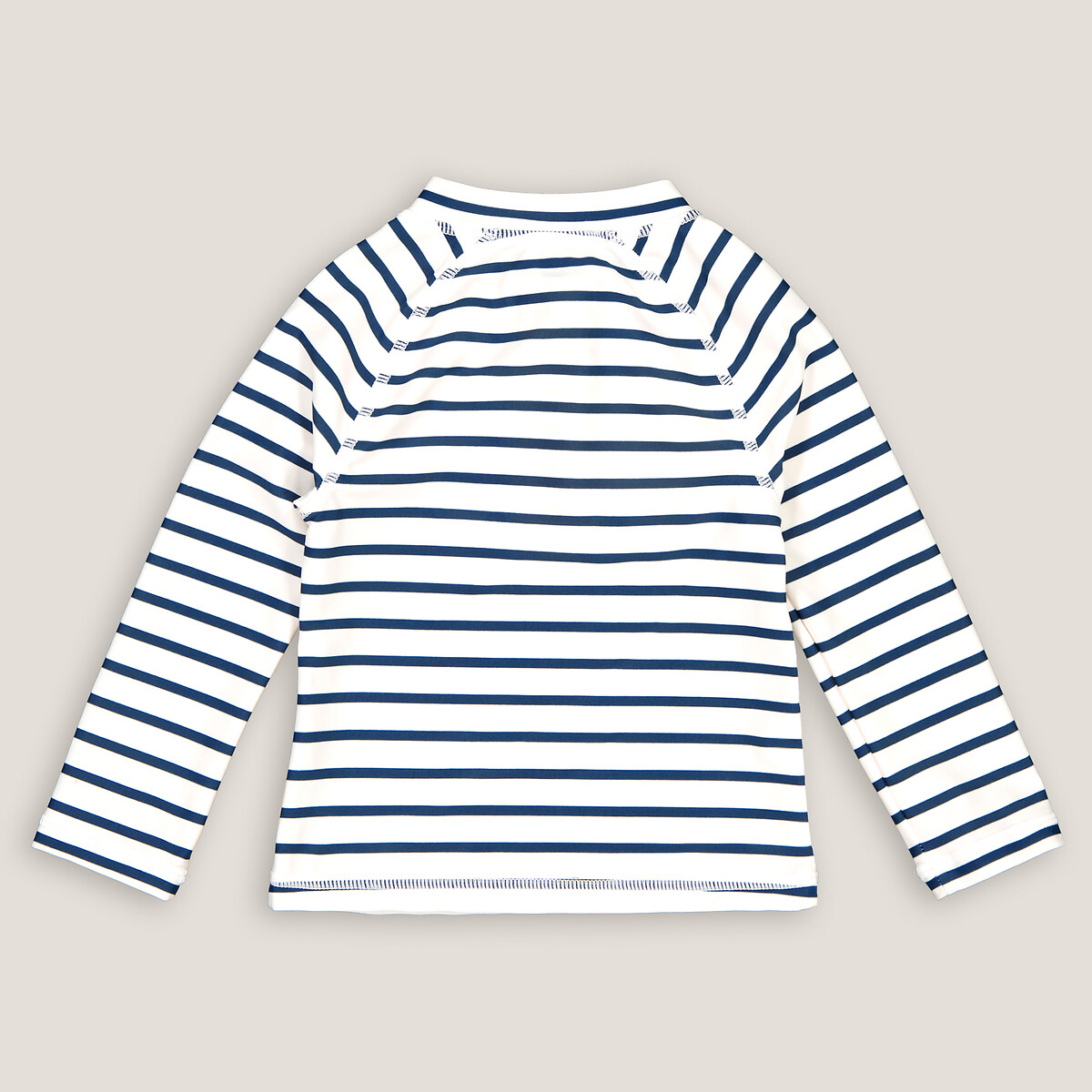 T-shirt de bain rayé protection UV bleu rayé blanc, LA REDOUTE COLLECTIONS