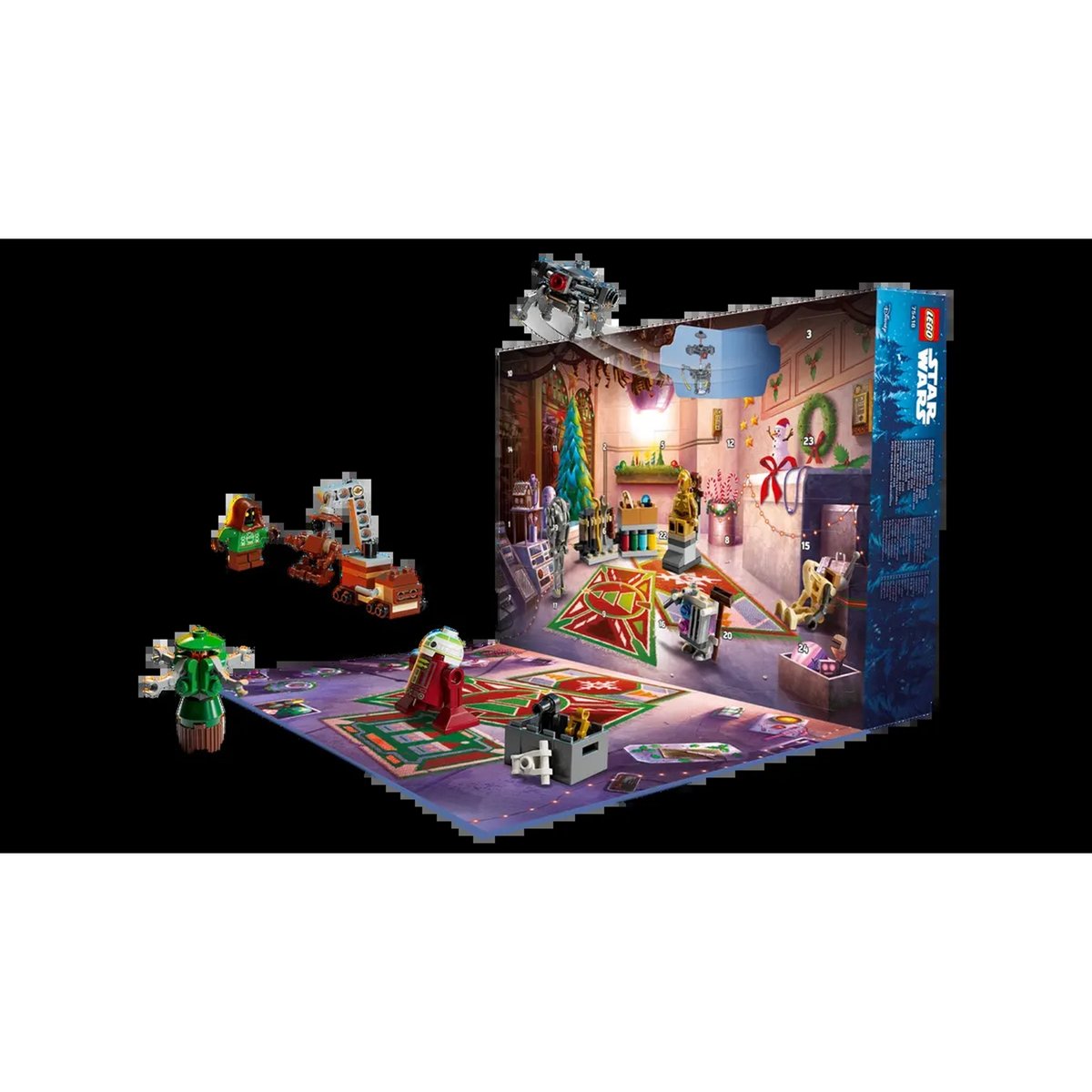 LEGO Star Wars - Calendrier de l'Avent LEGO Star Wars 2025 - 75418 multicolore, LEGO