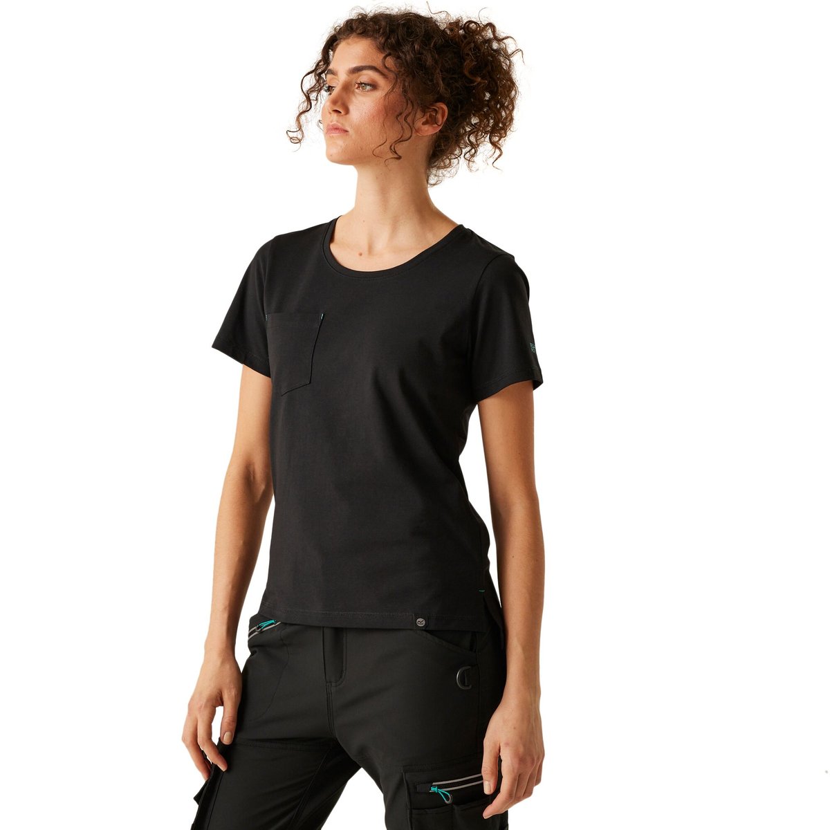 T-shirt extensible avec poche ADA noir, REGATTA