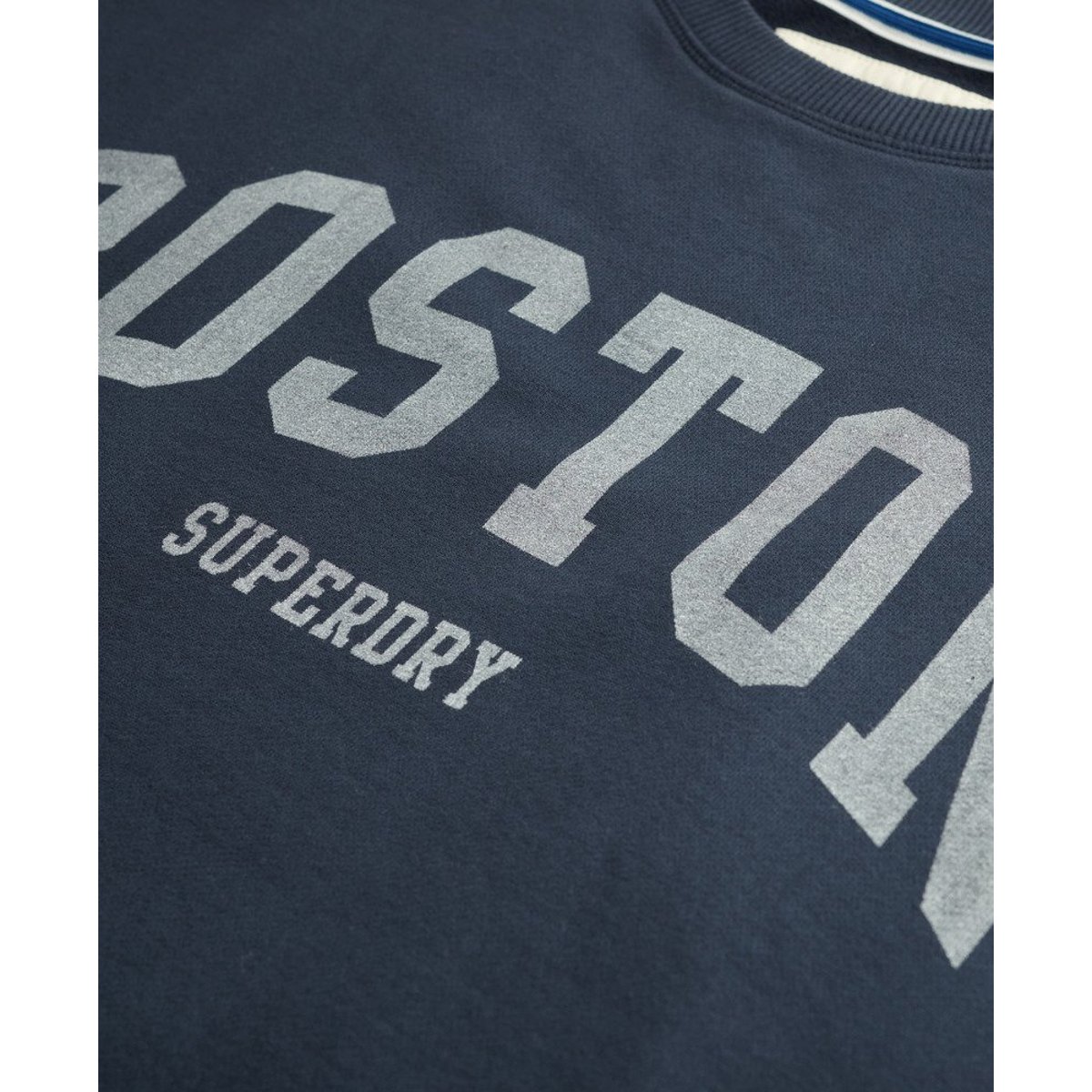 Sweat oversize à col rond Athletic Essentials bleu marine éclipse, SUPERDRY