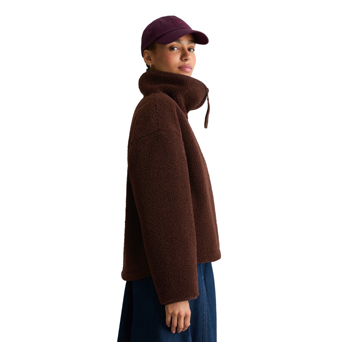 Teddy-Troyer standard en polyester recyclé marron, MARC O’POLO DENIM