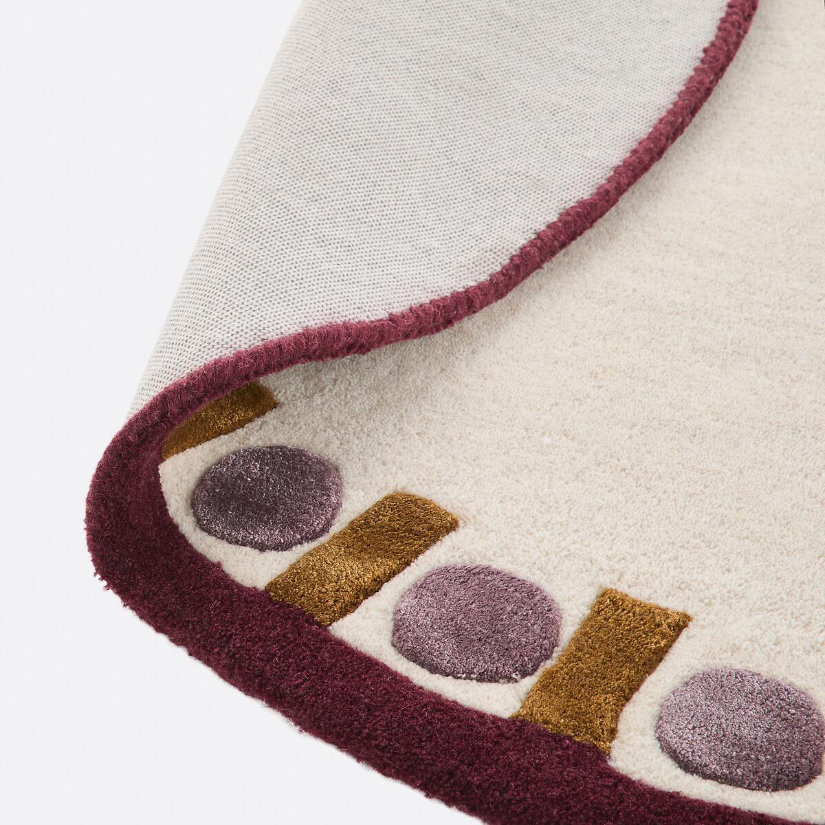 Tapis ovale, 87% laine, VLADA multicolore, LA REDOUTE INTERIEURS